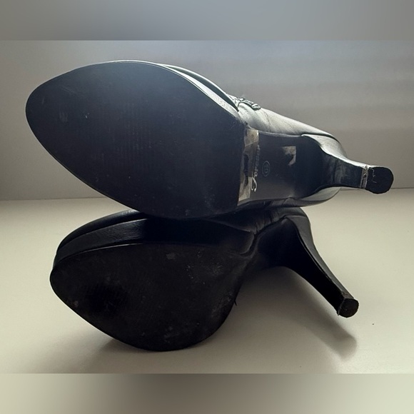 Elegant Forever Della - Triple Ankle Strap, Knee-high Heel Boots - Size 6.5 - Picture 3 of 13